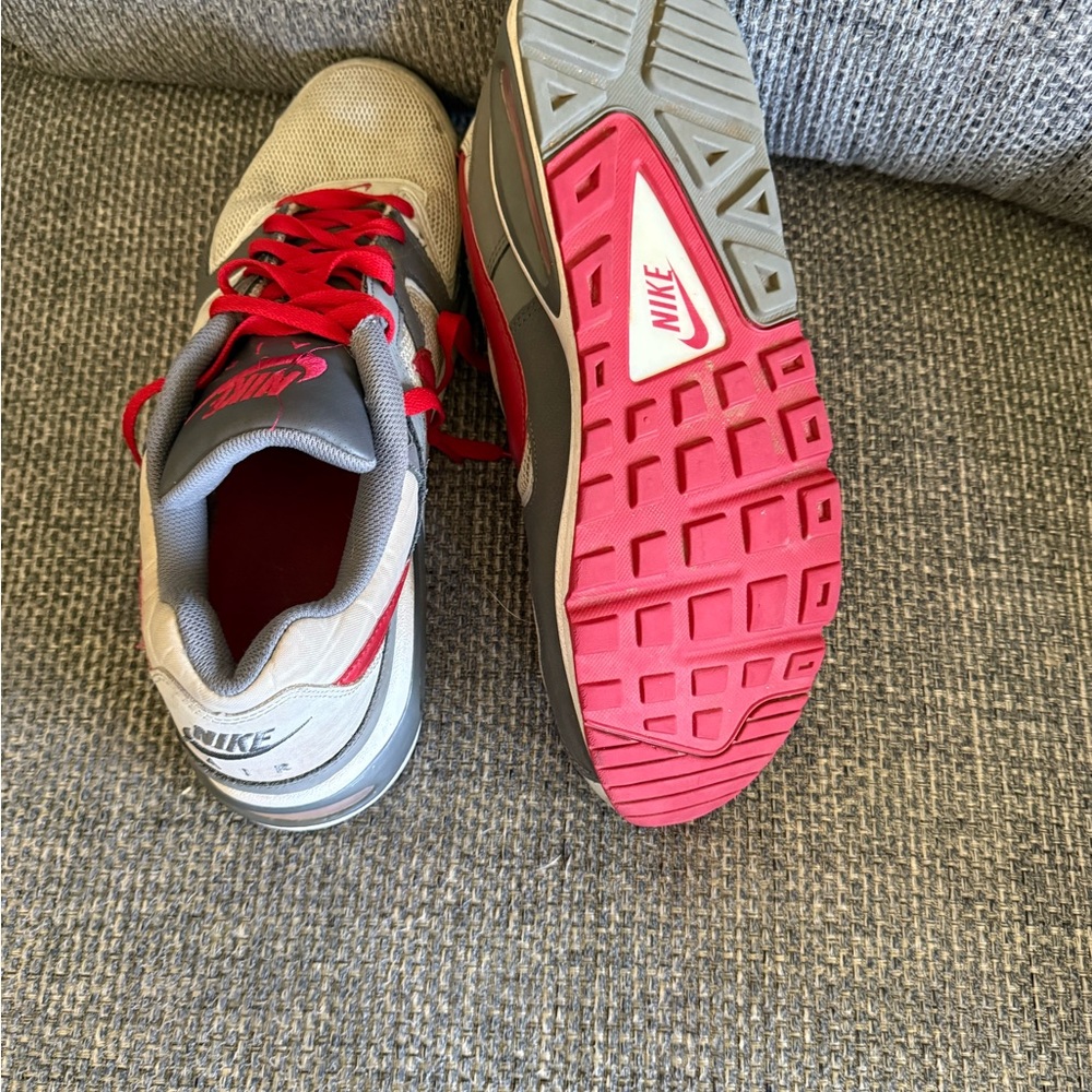 Nike Air Max Red and Gray Men’s 13 - Picture 5 of 6
